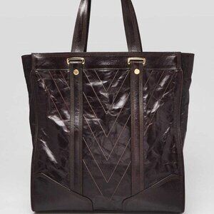 Louis Vuitton Brown Crinkled Leather Soana Sac Plat Bag